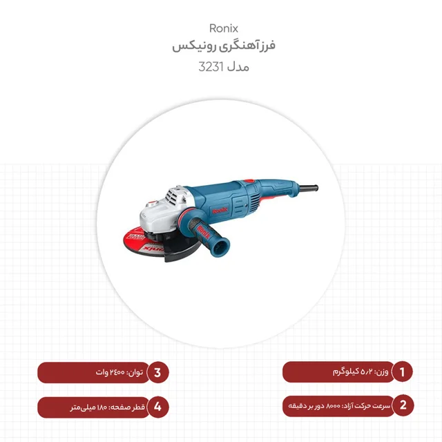 فرز آهنگری رونیکس مدل 3231 101594624