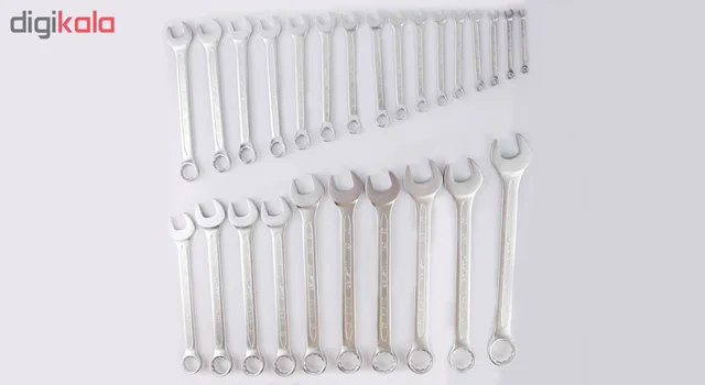 مجموعه 26 عددی آچار یکسر تخت یکسر رینگی مستر تولز مدل MT110-26 101602471