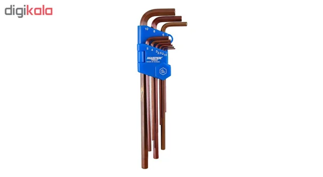 مجموعه 9 عددی آچار آلن مستر تولز مدل MT1009EL-S2 101638049